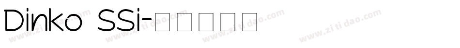 Dinko SSi字体转换